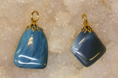 Bergmannstein tulipananheng med gullfarget topp ca 3cm