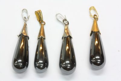 Blodstein dråpeanheng  30mm