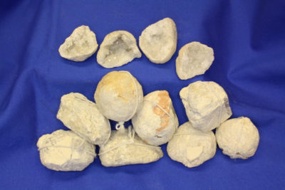 Bergkrystall geode fra Marousch Marokko 3 til 4cm