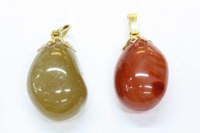 Carneol tulipananheng  gullfarget topp 2 til 3cm