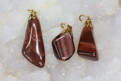 Oksøye tulipananheng med gullfarget topp ca 3cm