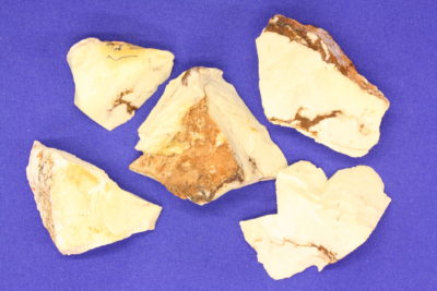 Chrysopras citron råsteinsbit 3 til 4cm