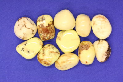 Chrysopras citron polert ca 2cm