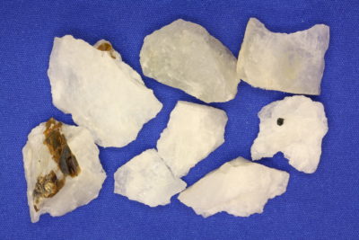 Cryolitt og Sideritt på noen. Fra Ivigtut Arsuk Fjord på Grønland 1 til 3cm