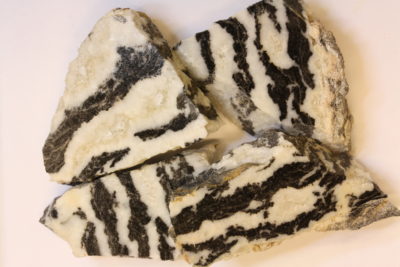Calcitt zebra polert platebit ca 5cm