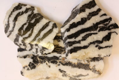 Calcitt zebra polert platebit 5 til 6cm