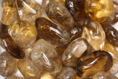 Citrin natur polert ca 2cm fra Luena, Katanga i Congo Afrika