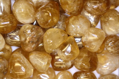 Citrin natur polert ca 2,5cm fra Luena, Katanga i Congo Afrika