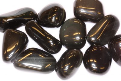 Obsidian regnbue polert ca 3cm