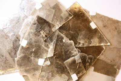 Muscovitt tynne spalte stykker 5 til 7cm