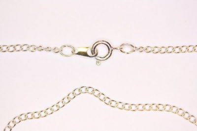 Kjede sølv farget 42cm