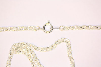 Kjede sølv farget DL 60cm