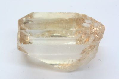 Topas gyllen krystall 45.69ct 23mm lang fra Afghanistan
