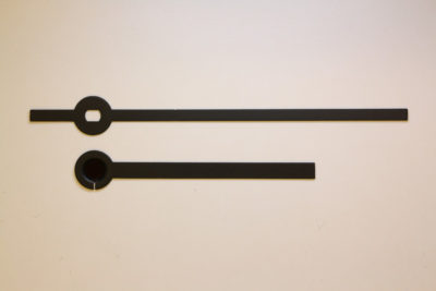 Visere sort rett 56mm