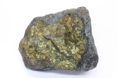 Chalcopyritt og Magnetitt 290g 6.5x7cm fra Gautestad på Evje Norge