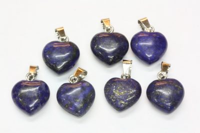 Lapis Lazuli hjerteanheng ca 15x8mm