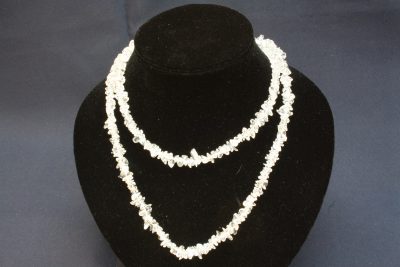 Bergkrystall chipskjede 90cm uten lås