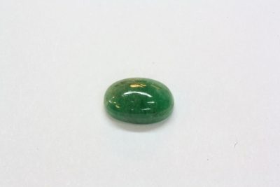 Smaragd cabochon 0.43ct 3.8×5.8mm 2.4mm tykk
