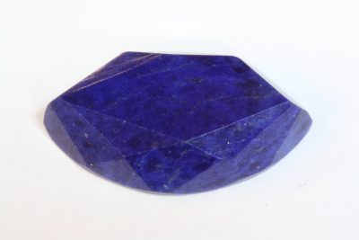 Lapis Lazuli fasettert cabochon 10.4×17.8mm 4mm tykk fra Afganistan.