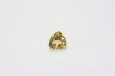 Citrin fasett  0,22ct  3,8 x 3,8mm fra Brasil