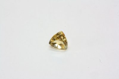 Citrin fasett  0,23ct  3,9 x 3,9mm fra Brasil