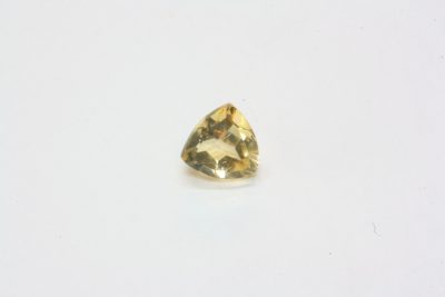Citrin fasett  0,28ct  4,2 x 4,2mm fra Brasil