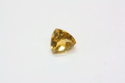 Citrin fasett  0,47ct  5 x 5mm fra Brasil