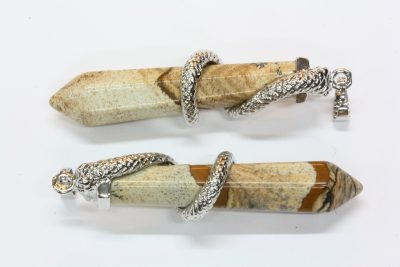 Jaspis landskap  slangeanheng ca 6cm