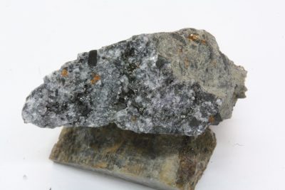 Anthracitt B  (kullblende) i kvarts 16g 3 x 3,5cm  fra Meheia, Kongsberg, Norge.