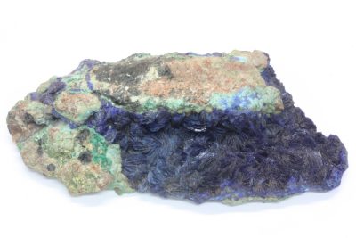 Azuritt  54g  4 x 8cm fra Morenci, Arizona, USA.