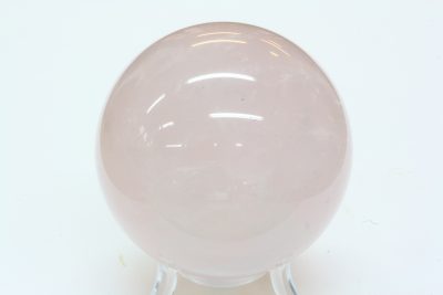Rosenkvarts kule  336g  ø62mm