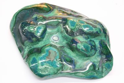 Malakitt, Chrysocolla  396g 9,5 x 11cm fra Kolwezi Lualaba i Congo
