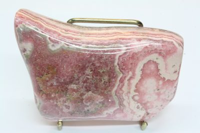 Rhodocrositt polert 476g  7 x 10,5cm  fra Minas Capillitas Catamarca i Argentina