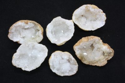 Bergkrystall geode  3 til 4cm fra Marousch, Marokko.